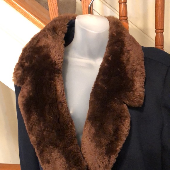 J.G. Hook 100% Wool Blue Coat “L” - Picture 2 of 7